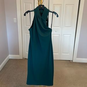Like new midi halter type neck cocktail dress